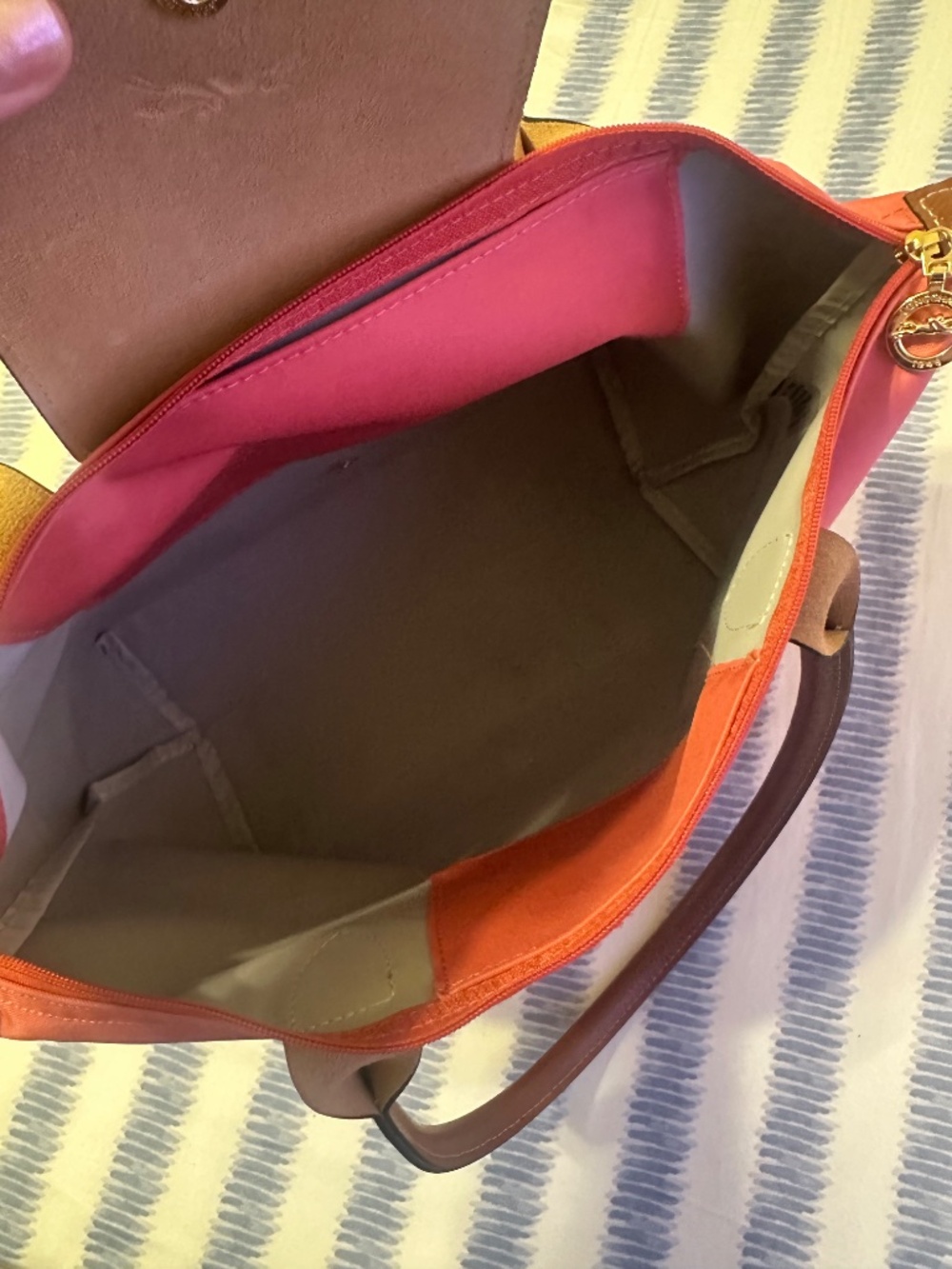 Longchamp - Le Pliage Original Medium Nylon Tote Bag - Picture 5 of 9